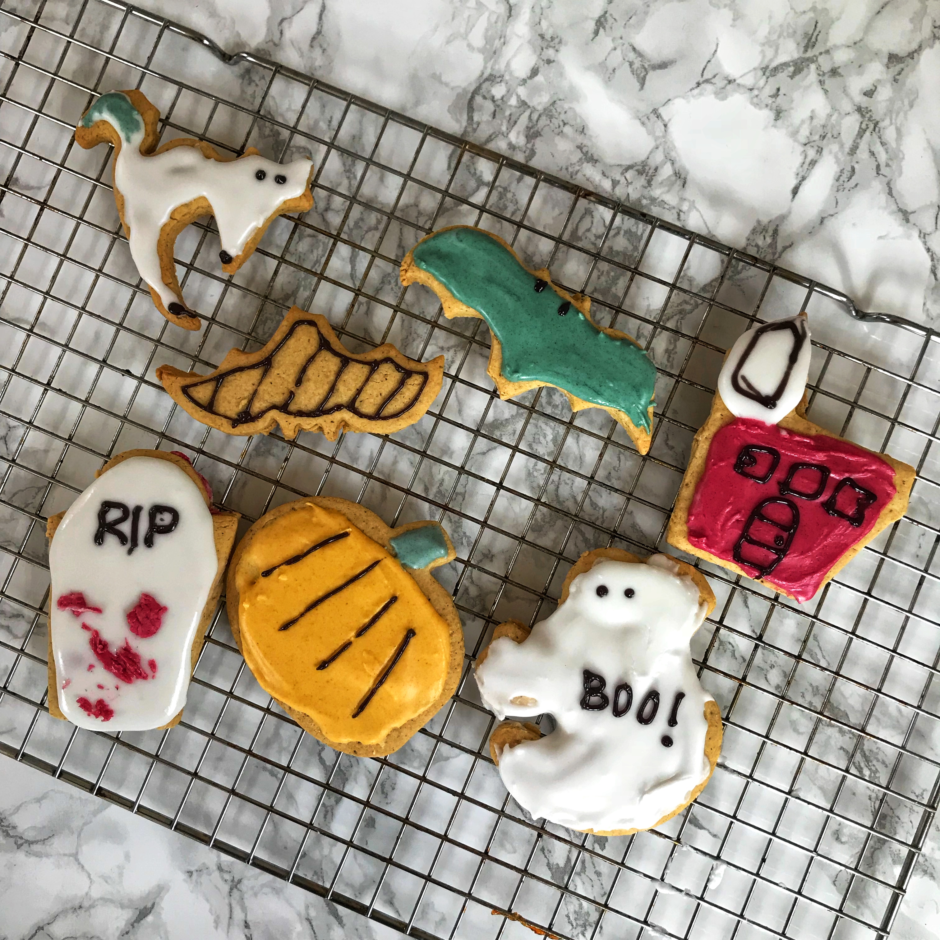 Vegan Halloween cookies
