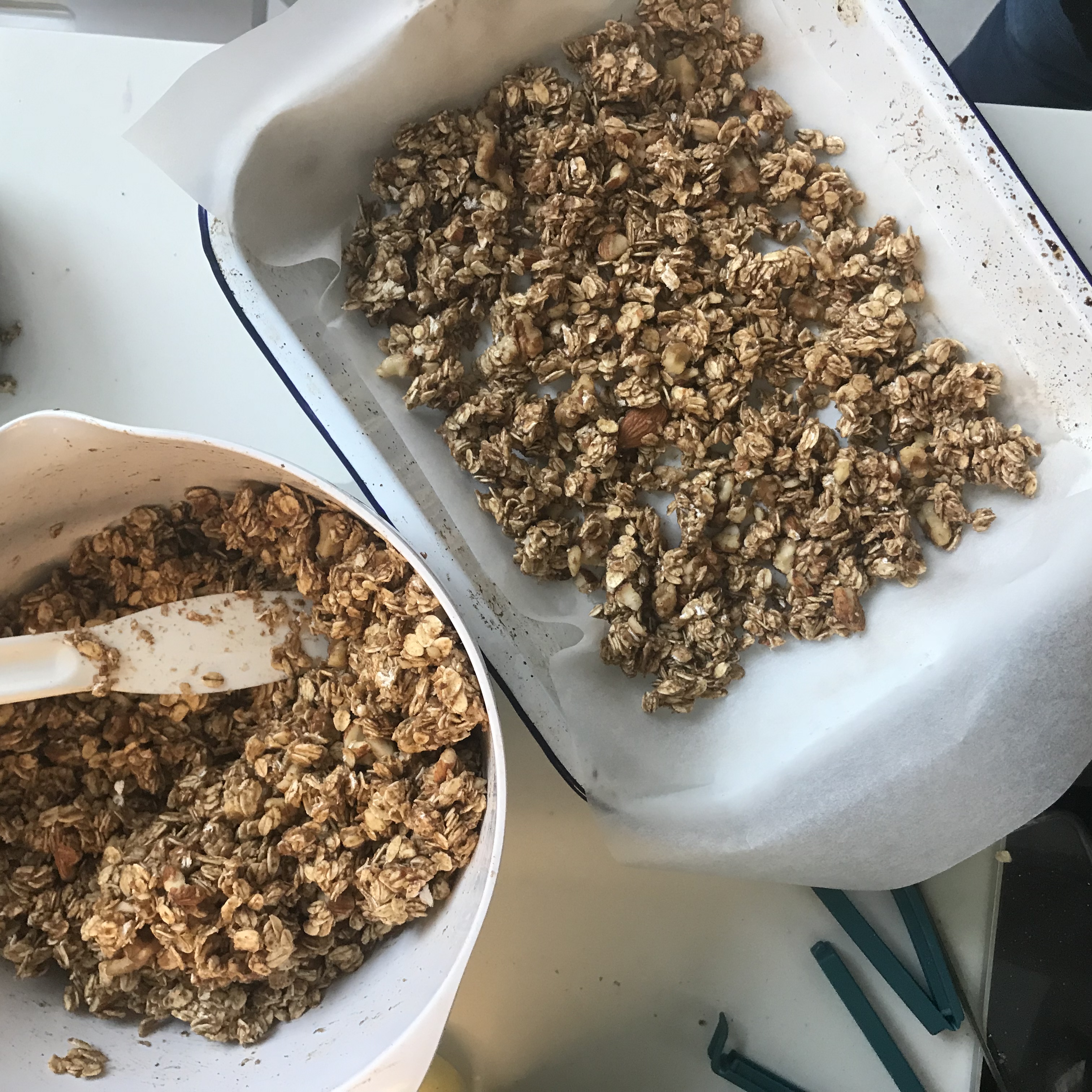 Nutty Banana granola