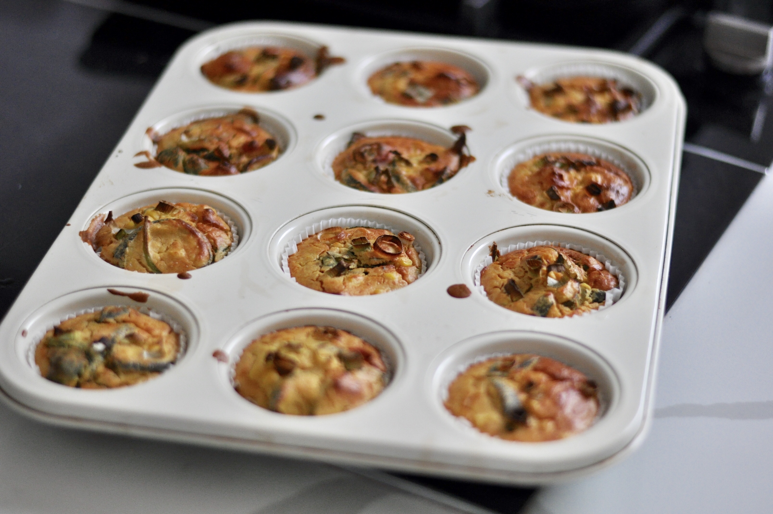 Savoury GF muffins