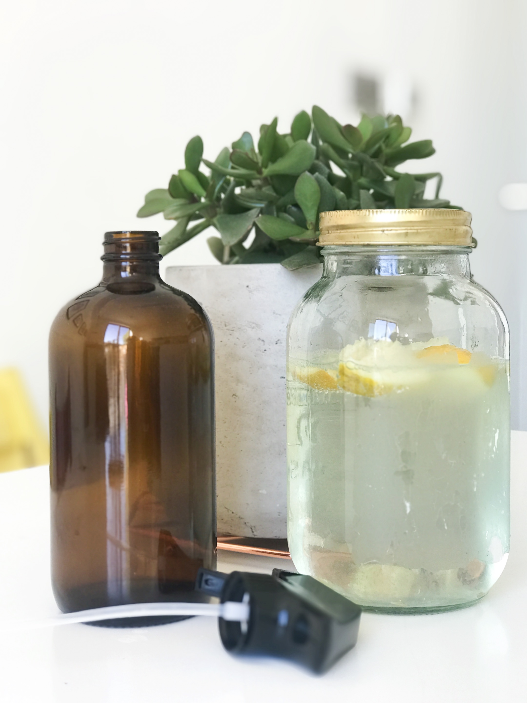 Homemade Eco DIY surface cleaner