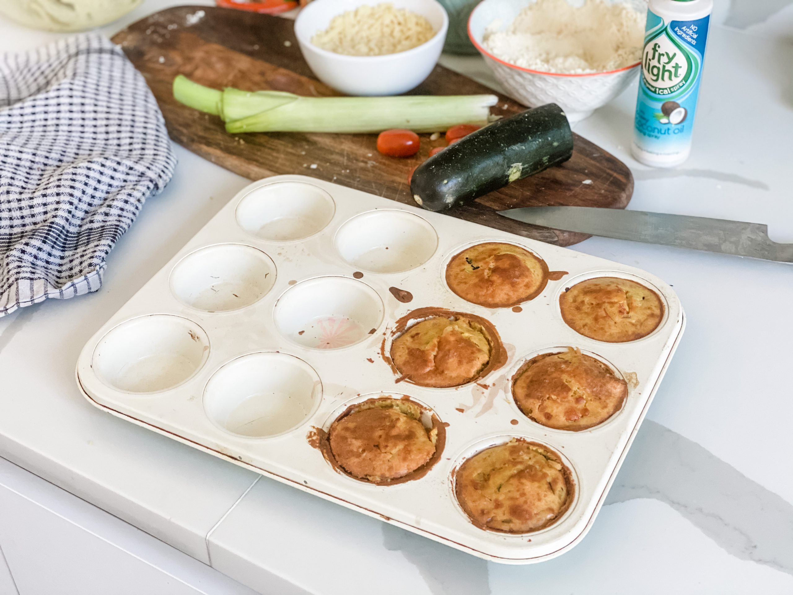 Raid the Fridge Chickpea Muffins