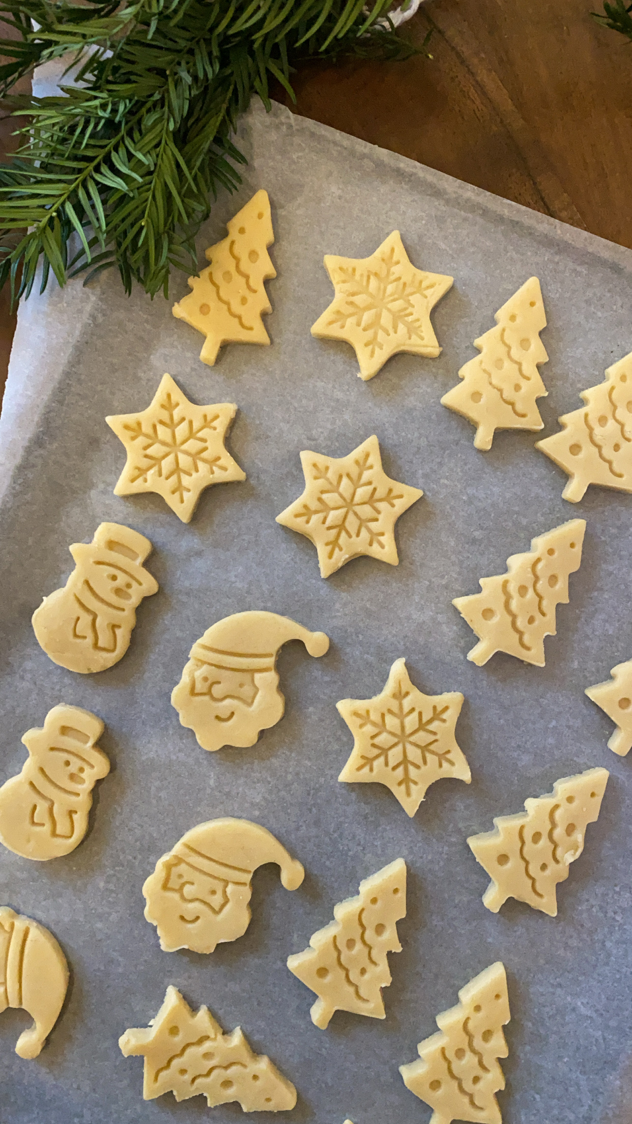 Vegan Vanilla Sugar Christmas Cookies