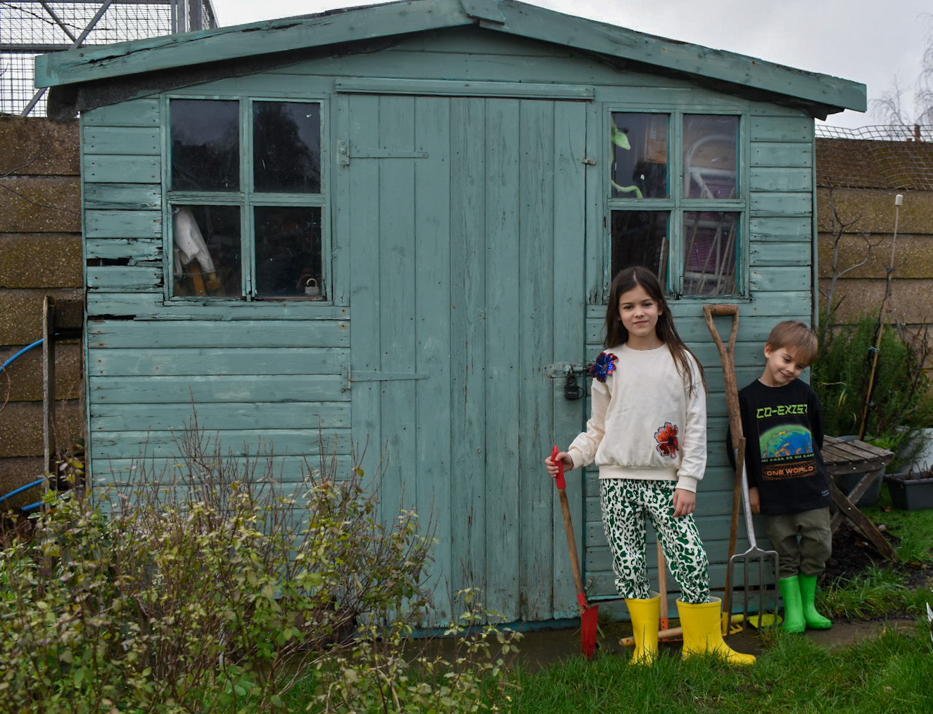 Allotment life with kids