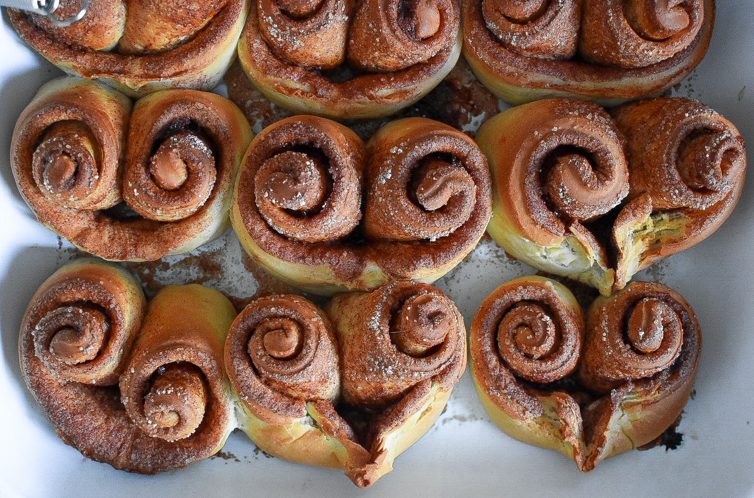 Valentines inspired cinnamon rolls